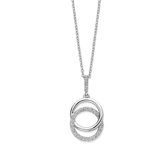 Collier Naiomy - Argent et zircons (N4S55)