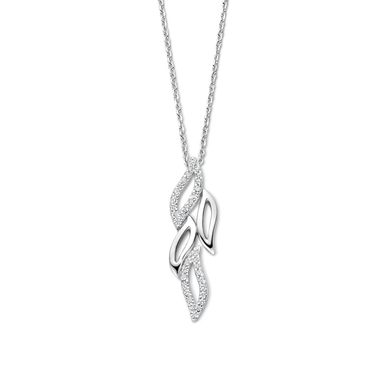 Collier Naiomy - Argent et zircons (N5K70)