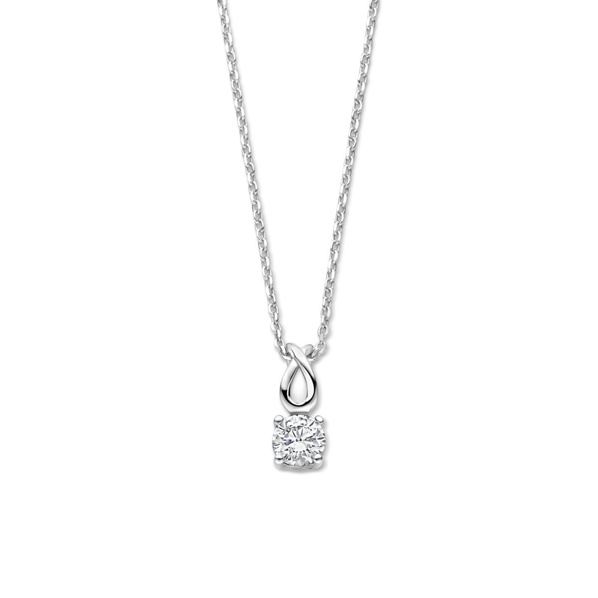 Collier Naiomy - Argent et zircons (N5N55)