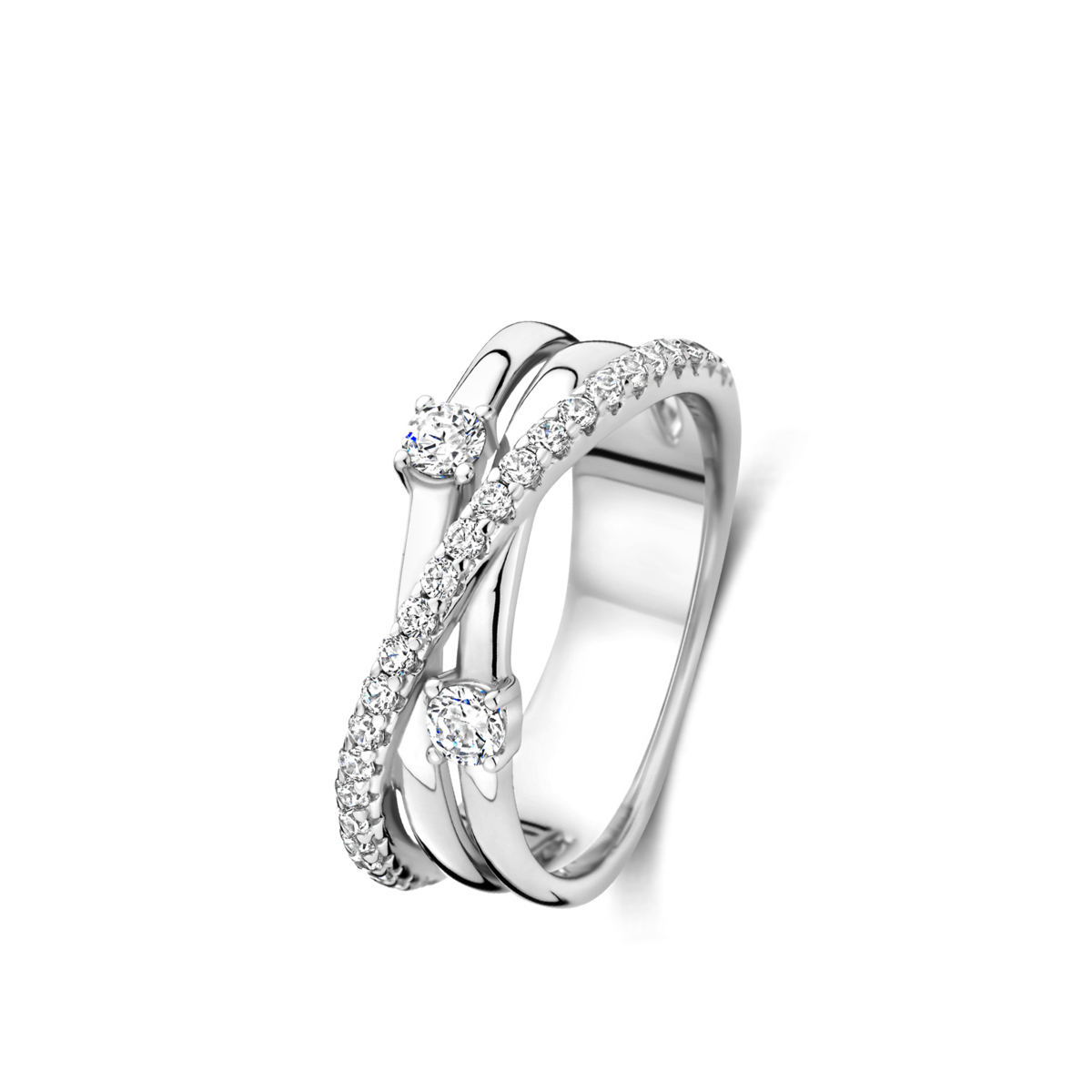 Bague Naiomy - Argent et zircons (N5O51)