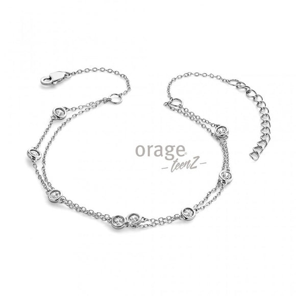 Bracelet Orage - Argent et Zircon (T567)