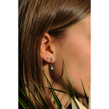 Boucles d'oreilles IZA-B - Corail, Argent, Perles de Tahiti (NI-040-BO)