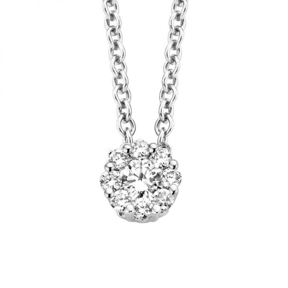 Collier pavé - Or Blanc, Diamants (GH1913WB)