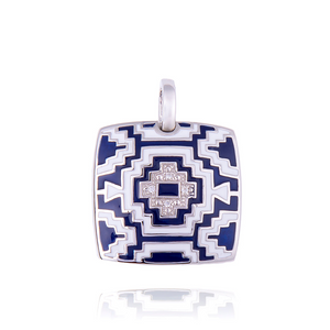 Pendentif UNASTORIA - Aztec, Argent et Zircons (BQ121186)