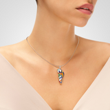 Pendentif UNASTORIA - Lovebird, Argent et Zircons (BQ121212)