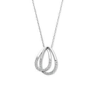 Collier Naiomy - Argent et zircons (N2N52)