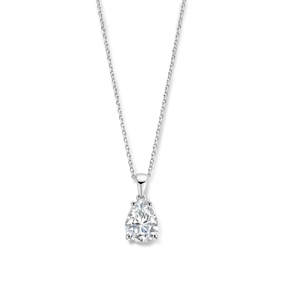 Collier Naiomy - Argent et zircons (N3A52)