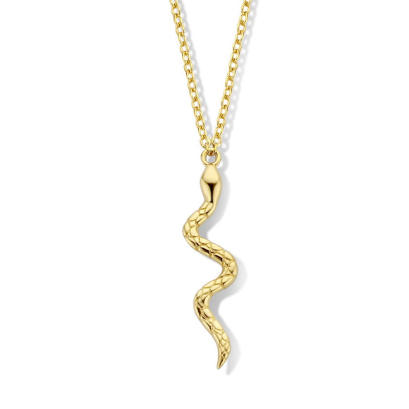 Collier Naiomy Moments - Plaqué or serpent (B1D05)