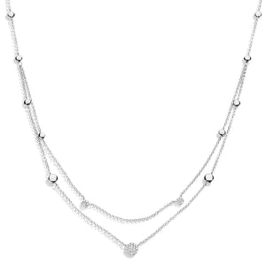 Collier One More - Eolo Or Blanc et Diamants (061096A)