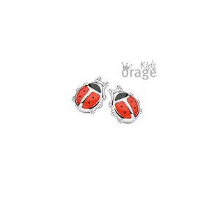 Boucles d'oreilles Orage Kids - Coccinelle rouge (K2289)