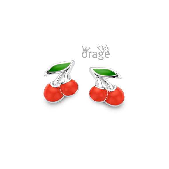 Boucles d'oreilles Orage Kids - Cerises (K2292)