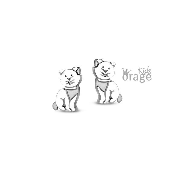 Boucles d'oreilles Orage Kids - Chat (K2342)