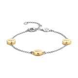 Bracelet TI SENTO - Argent bicolore doré, Zircons (2941ZY)