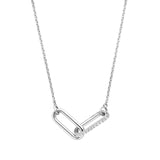 Collier TI SENTO - Argent, zircons (3966ZI)